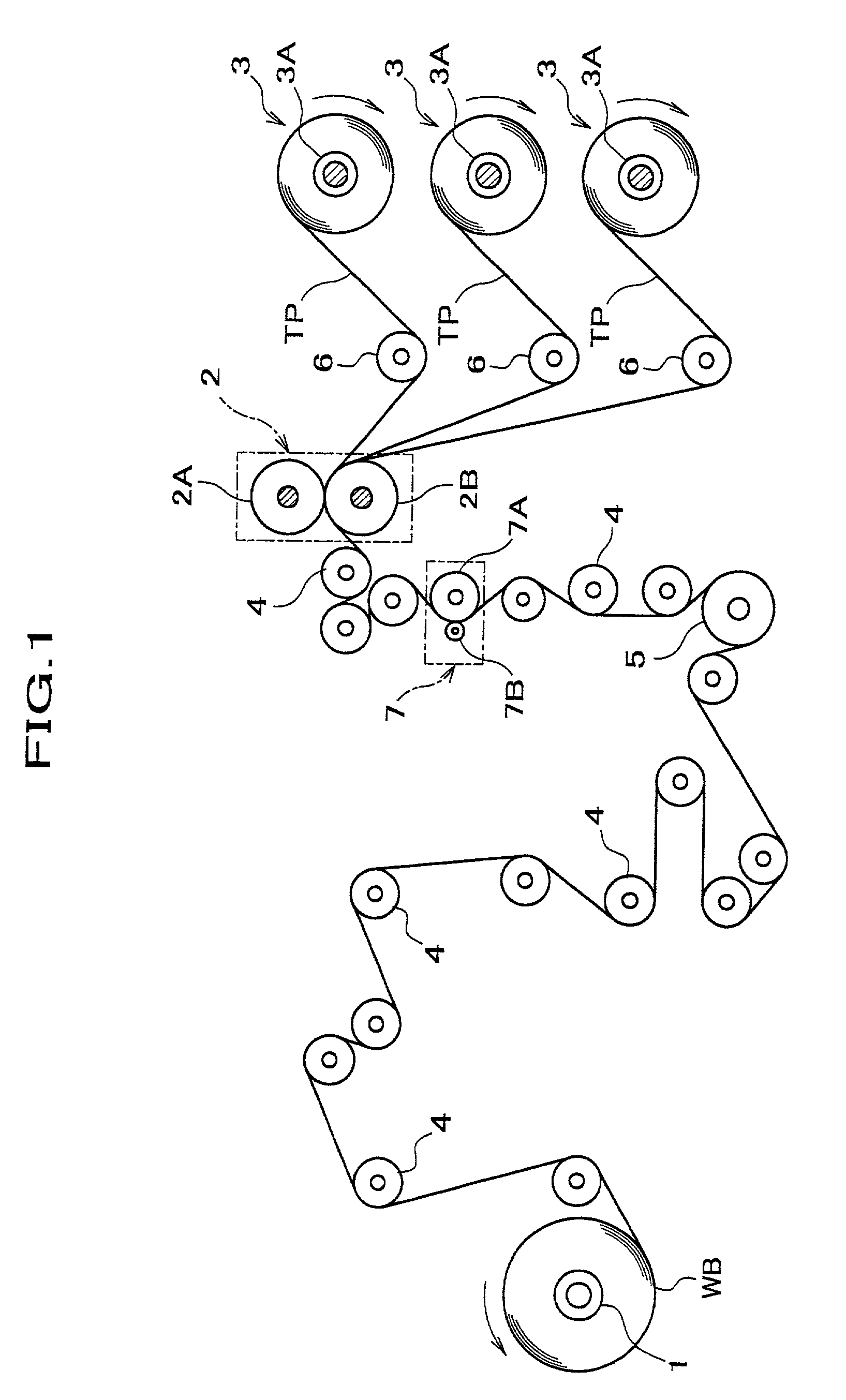 Process for producing magnetic tape