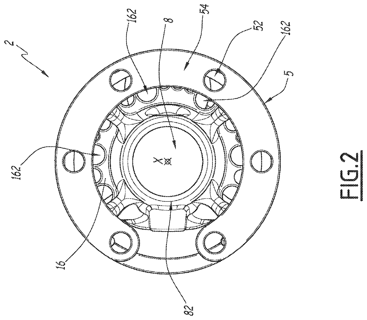 Sprayer support, spraying device including such a support, and method for manufacturing such a support