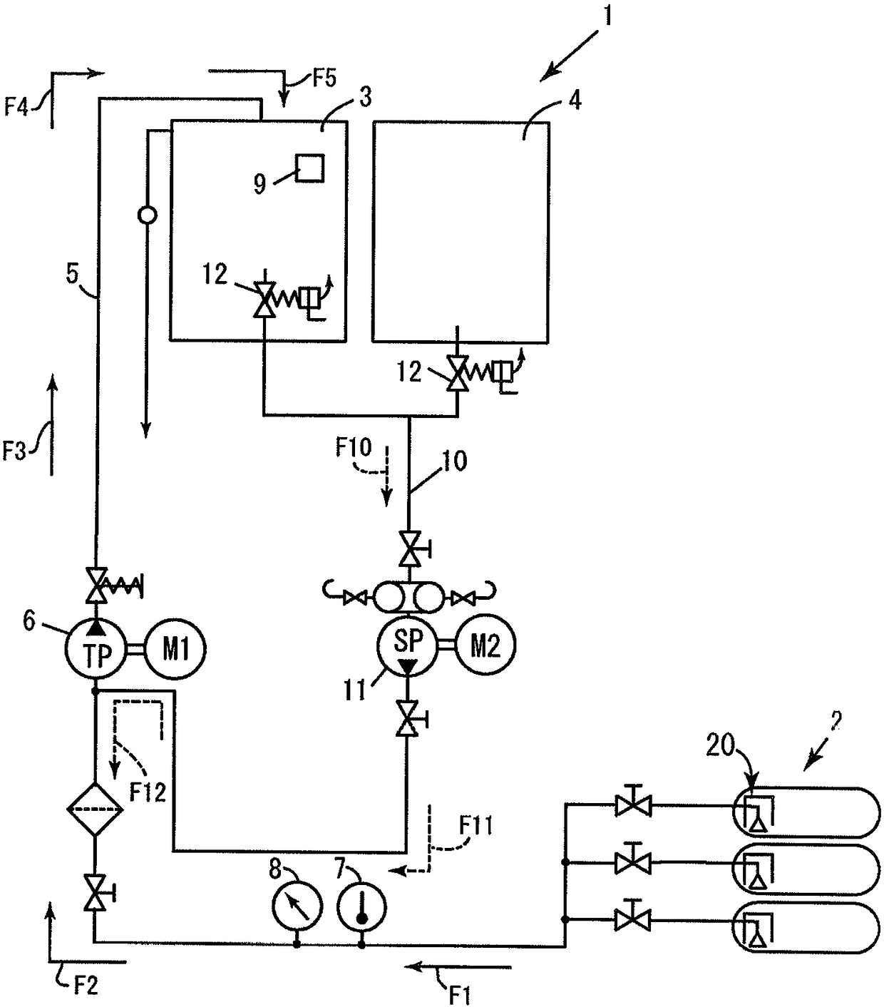 Transfer device of fuel oil