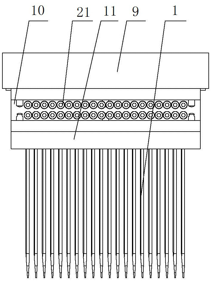 Suction cup group for sucking multiple wafers