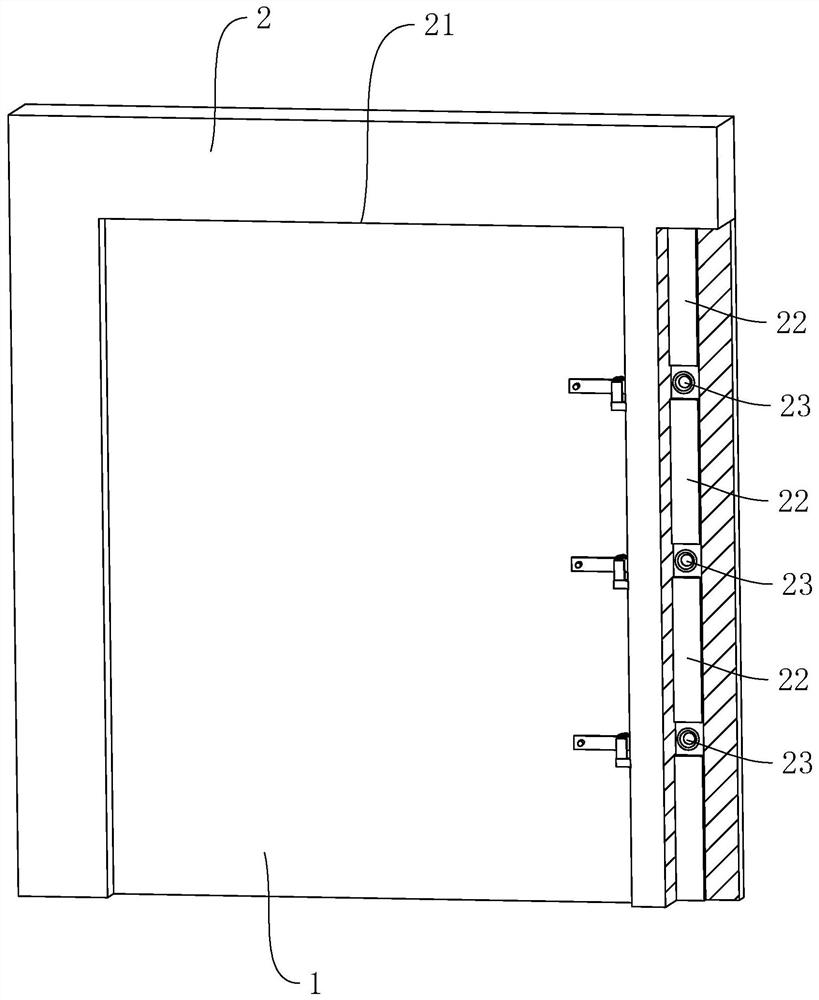 Electric door opening and closing auxiliary device