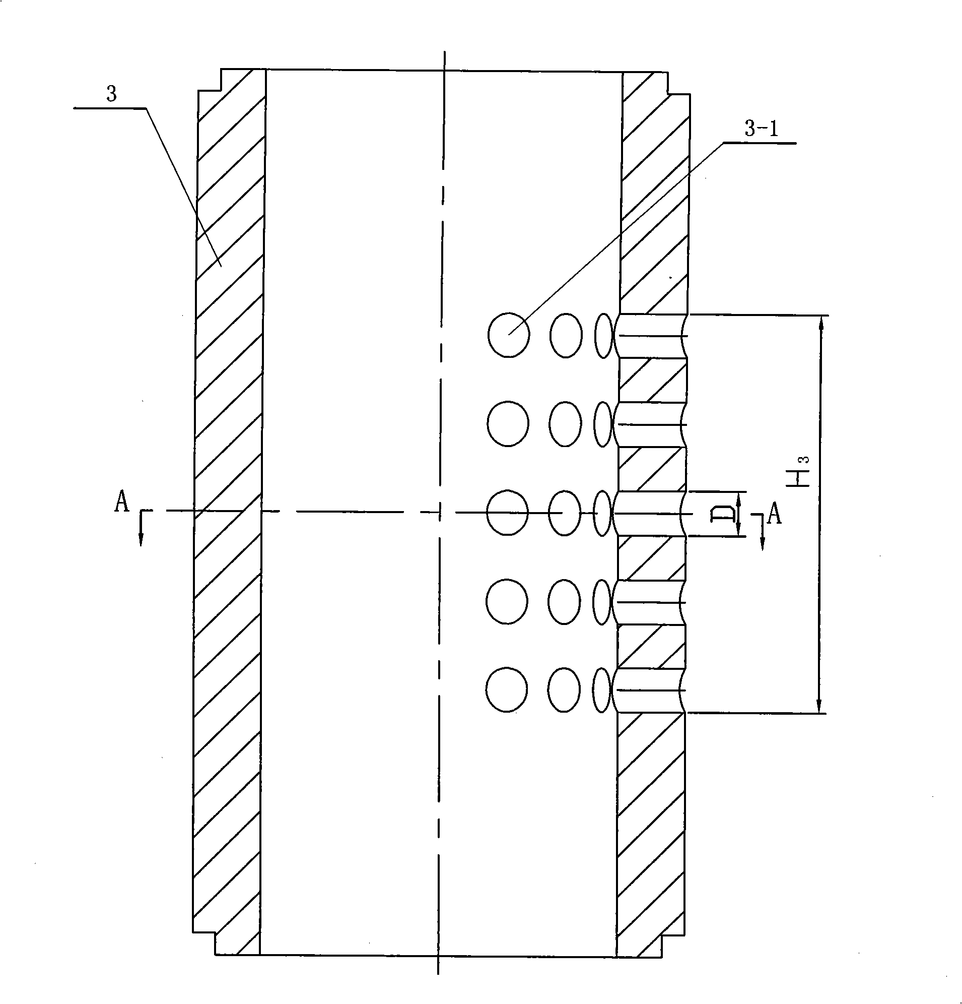 Toroidal flow shaping method of antisymmetric reducing thin wall part