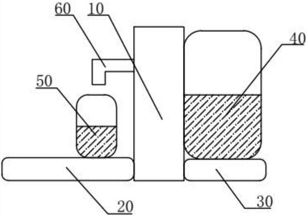 Passive liquid-level measuring device