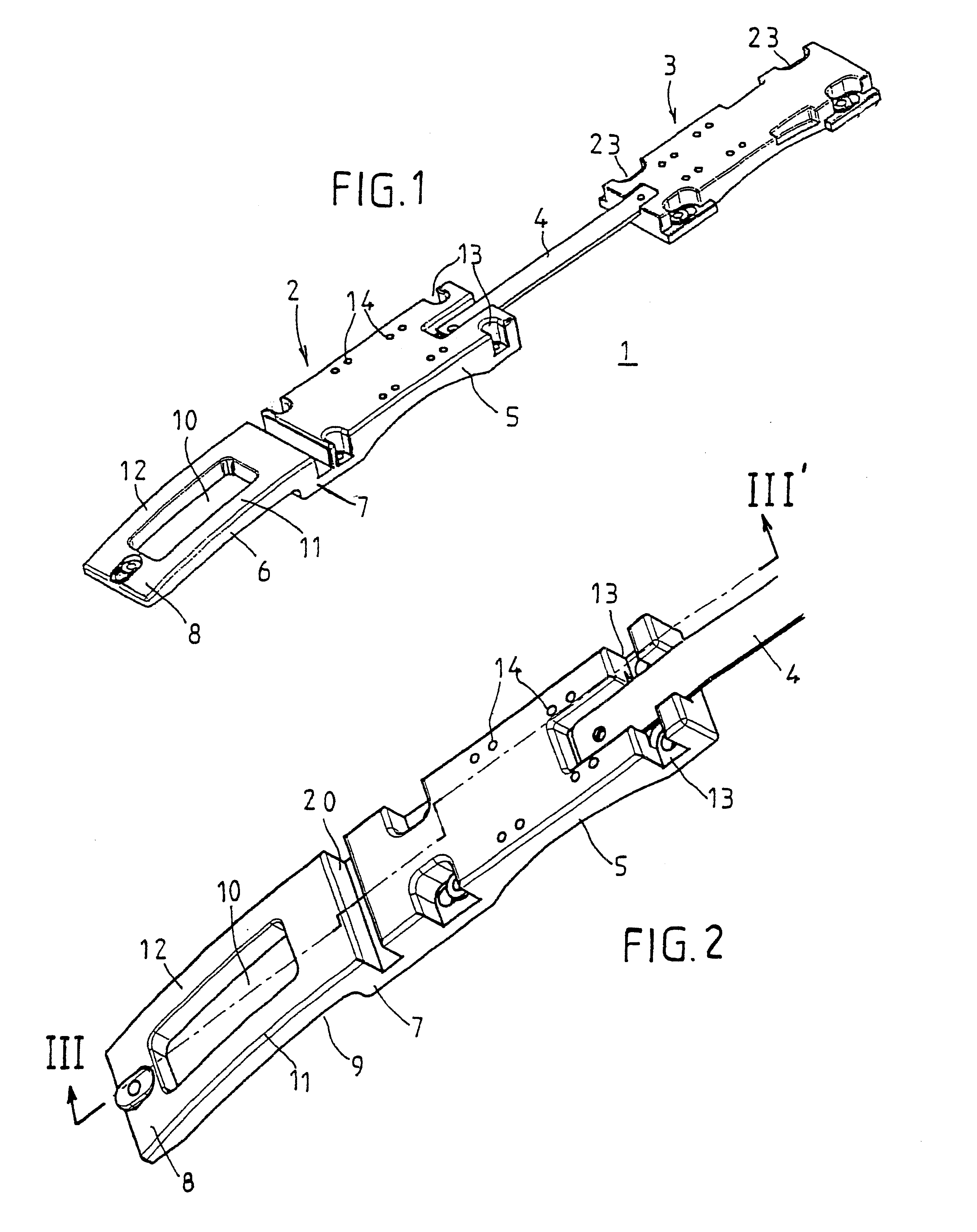 Device for raising at least one binding element used on a board for gliding