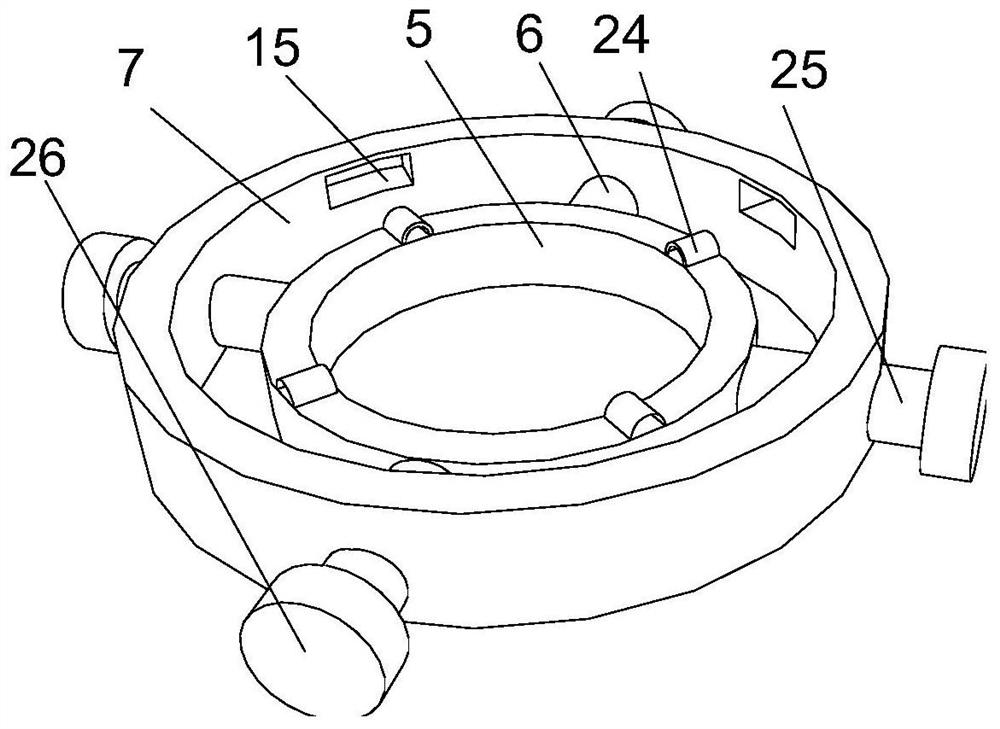 Glass punching device facilitating locating and machining