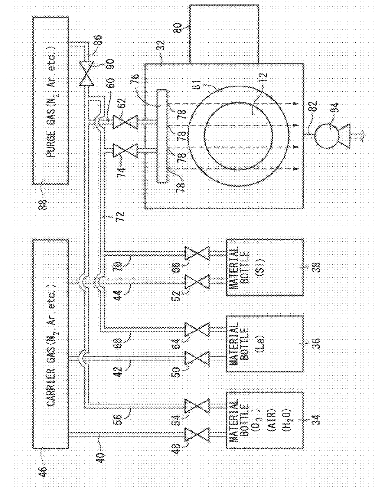 Composite oxide film and method for producing the same