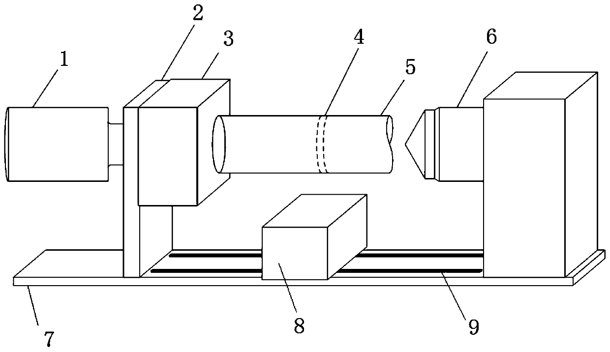 Testing device and testing method for corner sensor