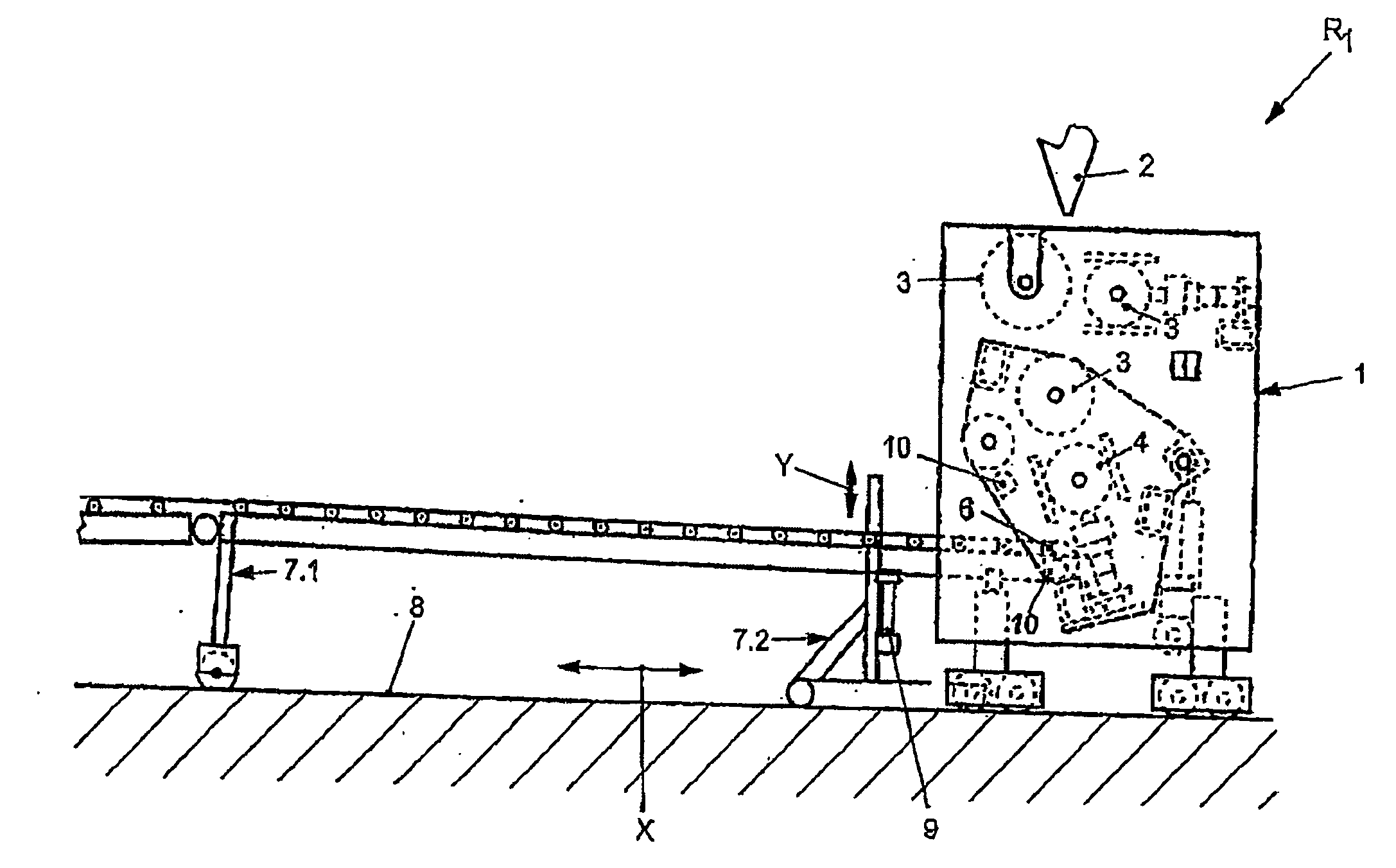 Method for operating a calendar machine for plastic melts