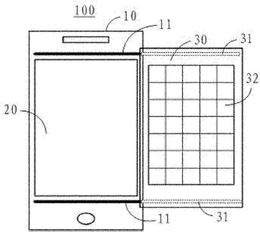 Terminal device and touch screen