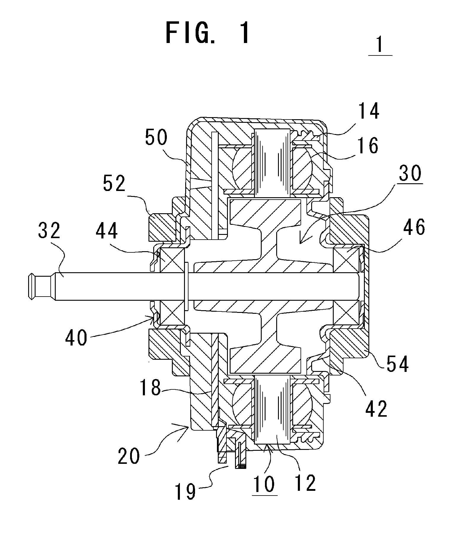 Molded motor