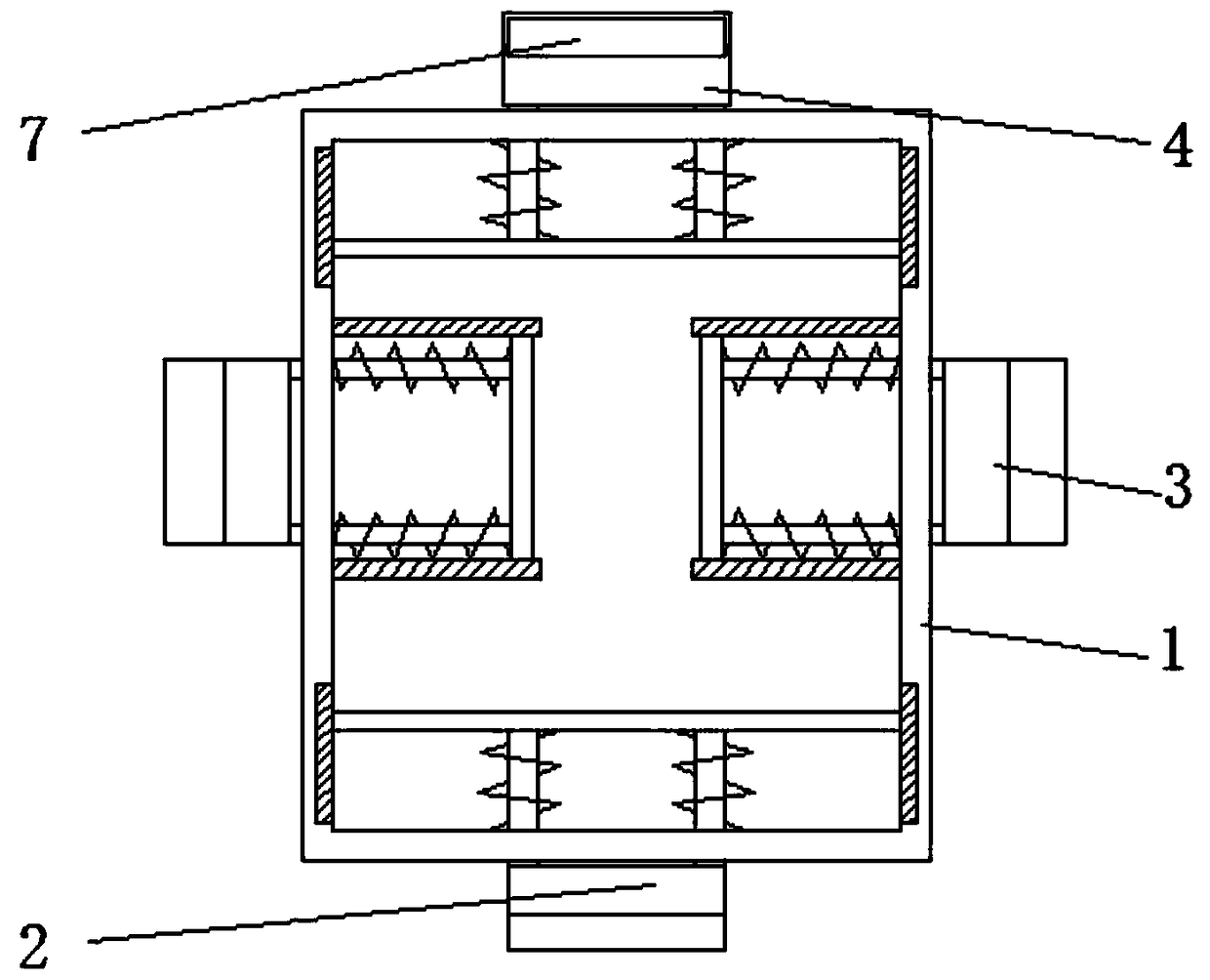 Vehicle-mounted mobile phone bracket being convenient to be fixed