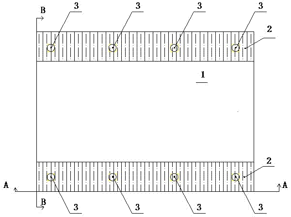 Novel template structure with steel template attached to Teflon and manufacturing method of novel template structure