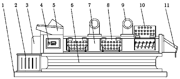 Drink label removing machine