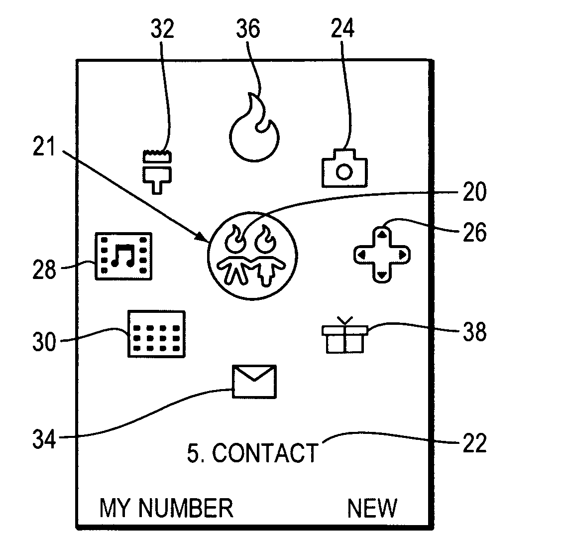 Integrated messaging, contacts, and mail interface, systems and methods