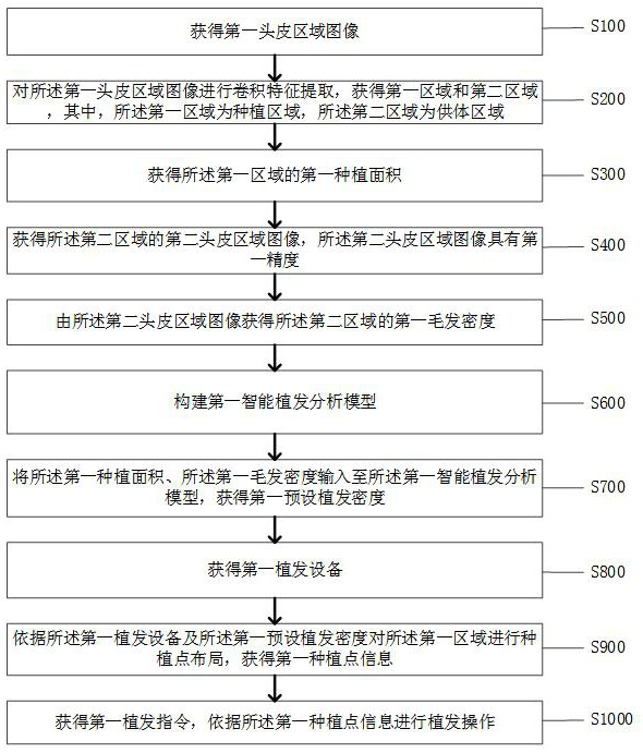 Hair transplanting density determination method and system based on intelligent comparison