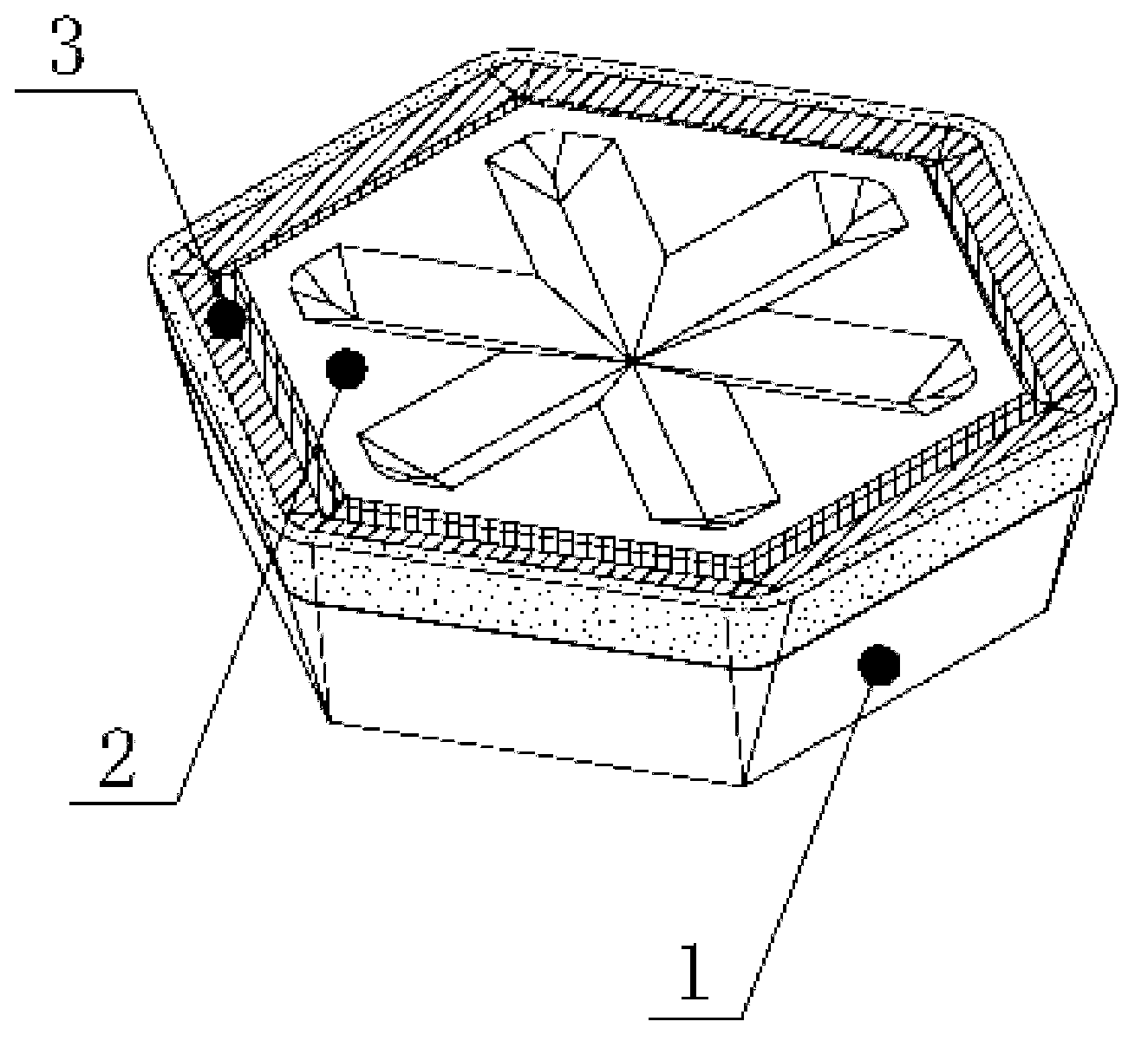 Superhard blade with chip breaking groove