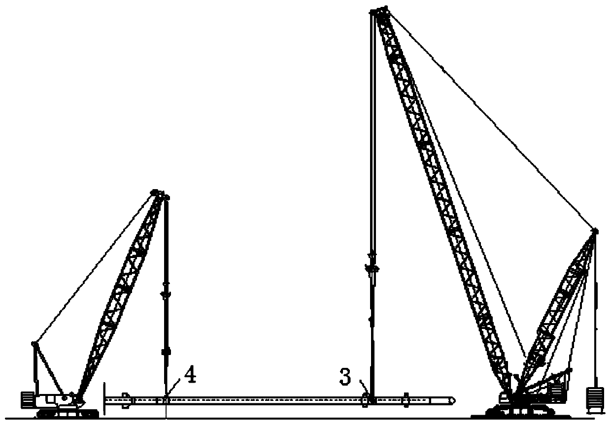 Hoisting method of loop reactor