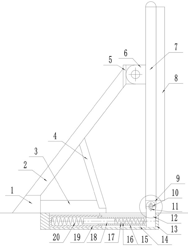 Elastic protective device for the edge of a port wharf