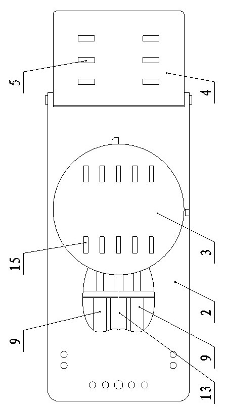 Self-rotating carrying frame in-place machine