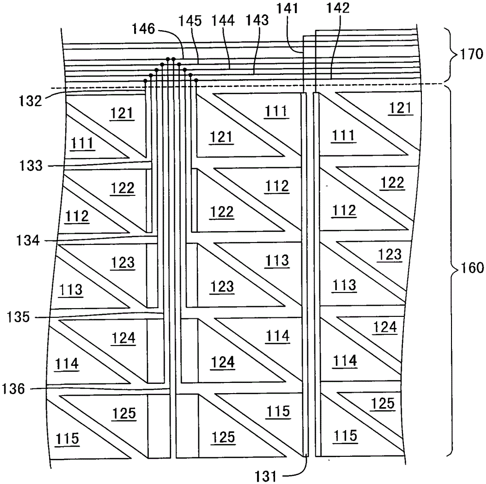 Mutual capacitive touch device and method of operation thereof