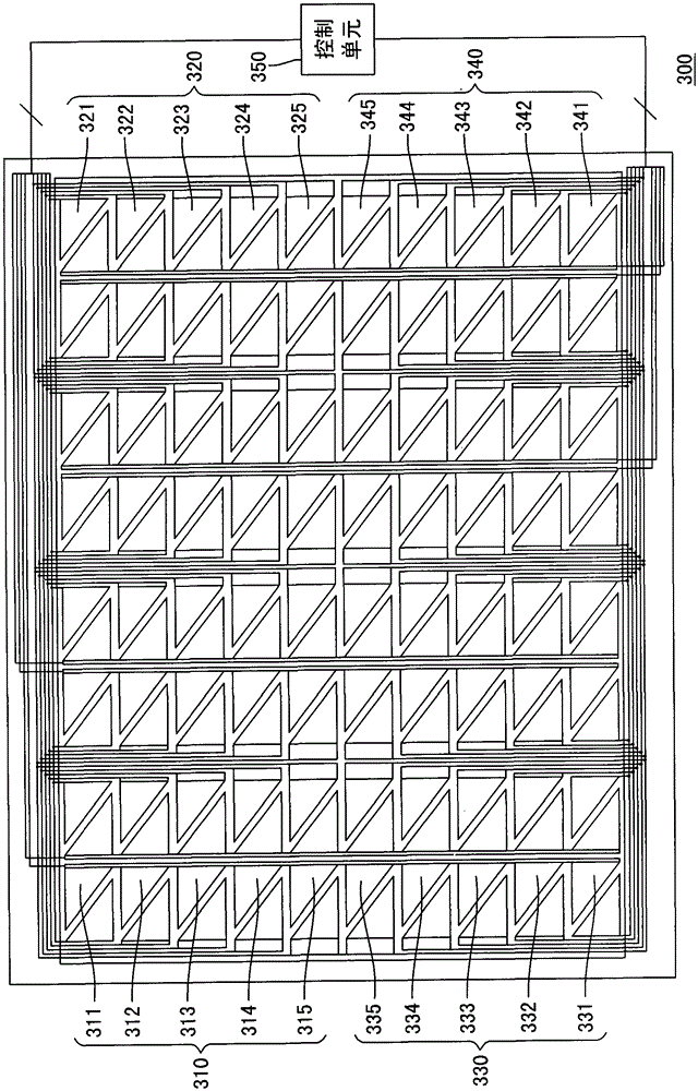 Mutual capacitive touch device and method of operation thereof