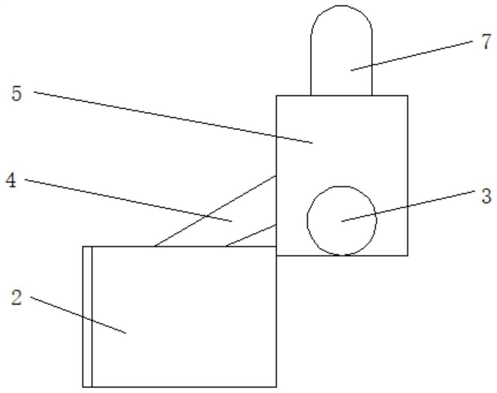 Wheat impurity removing device for agricultural machinery