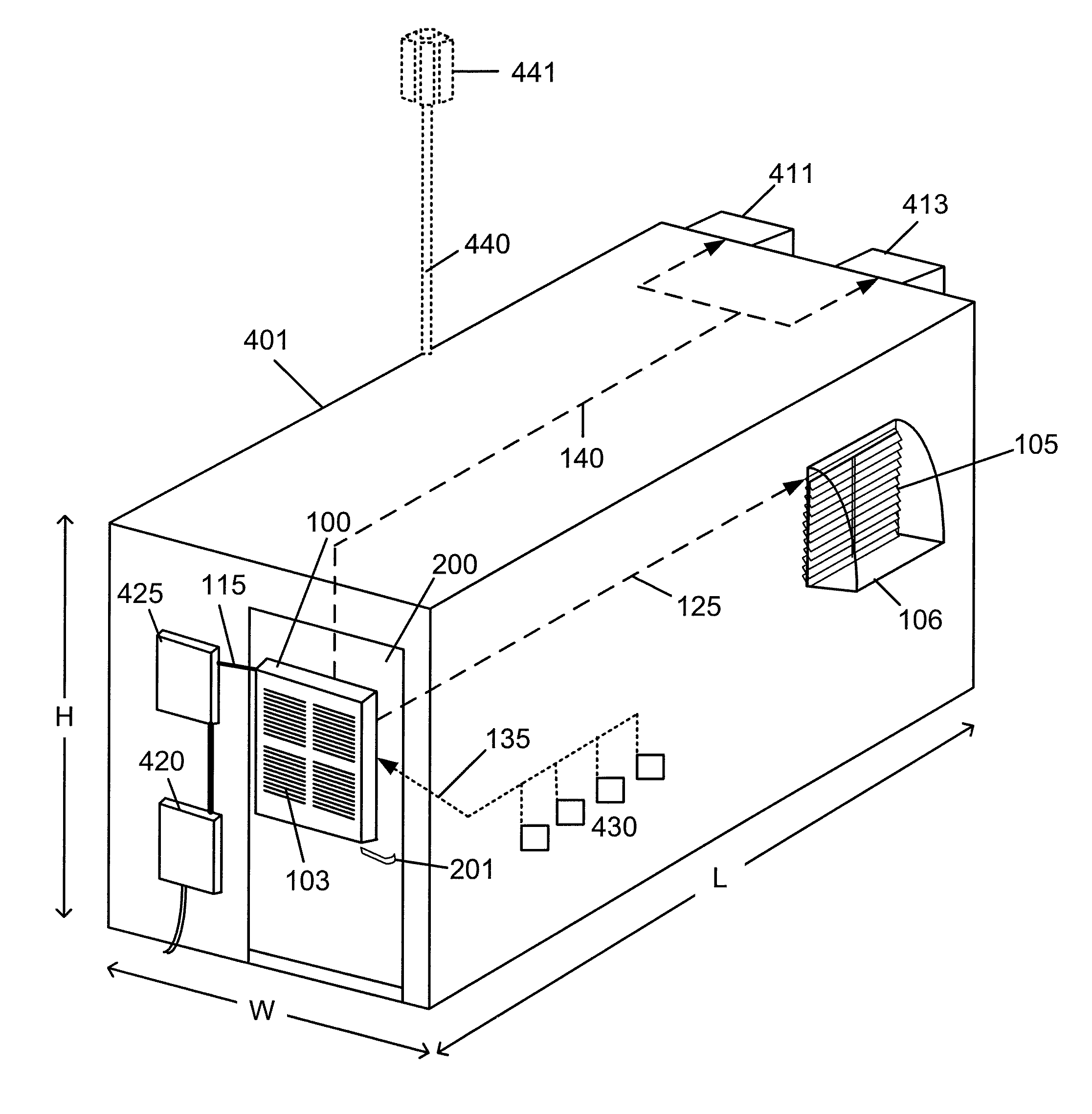 Telecom shelter cooling and control system