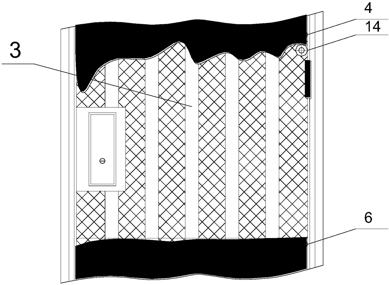 Anti-theft door breaking method by using freezing pressure of water and low-temperature cold brittleness of steel plate