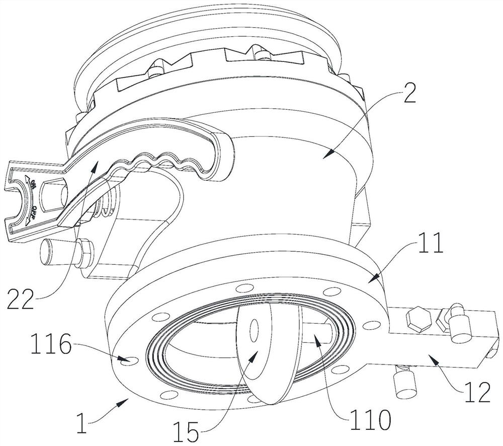 A linkage air control system of oil unloading valve and emergency shut-off valve