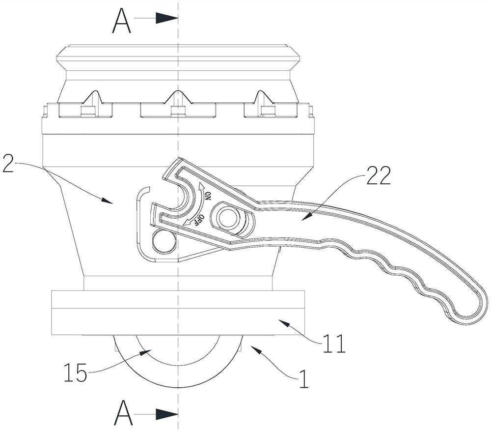 A linkage air control system of oil unloading valve and emergency shut-off valve