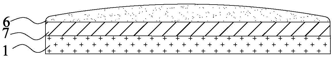 GG monolayer multipoint borderless touch screen and preparation process thereof