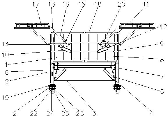 Folding household table