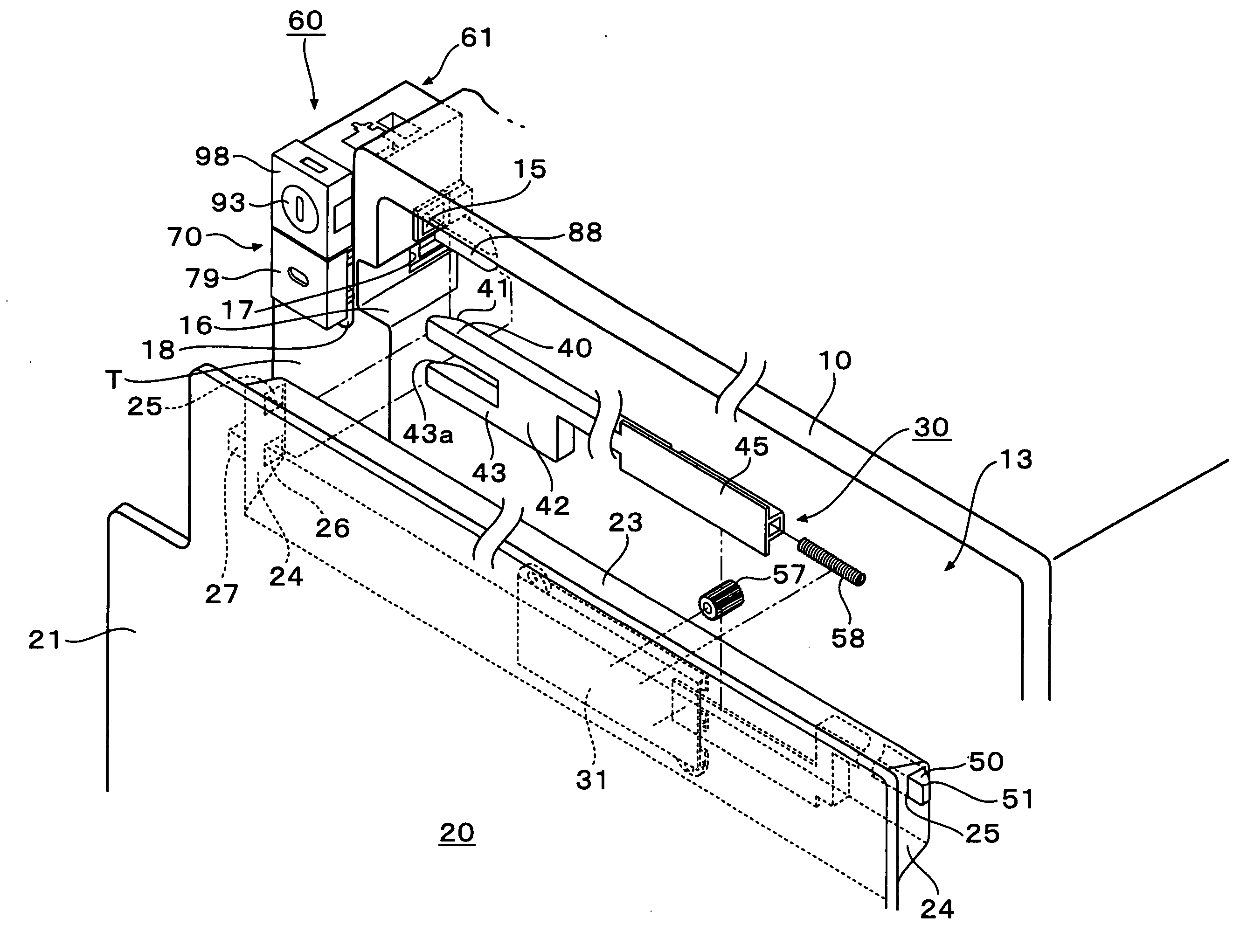 Lid opening and closing system