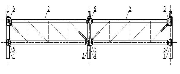 Method for underpinning roof structure and expanding column space of steel structure factory building