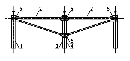 Method for underpinning roof structure and expanding column space of steel structure factory building