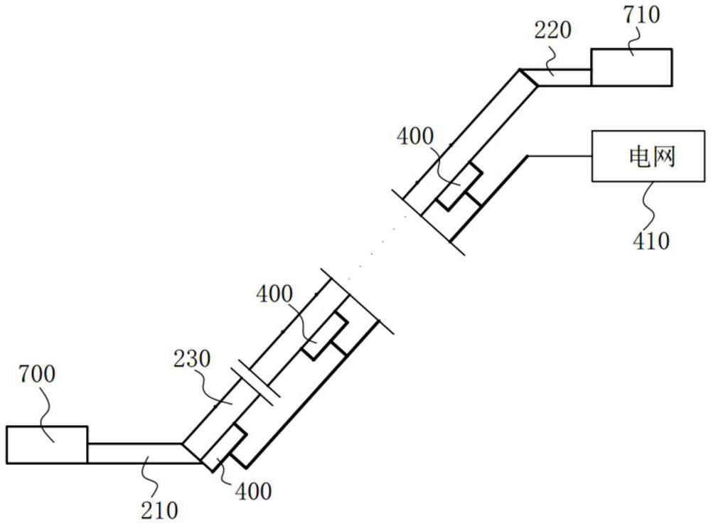 Solid gravity flow carrying equipment, gravity energy storage elements and energy storage system