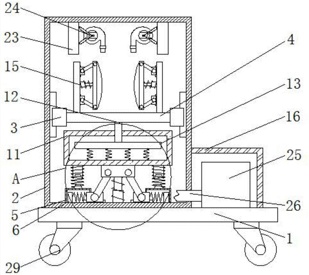 Storage device for household appliance