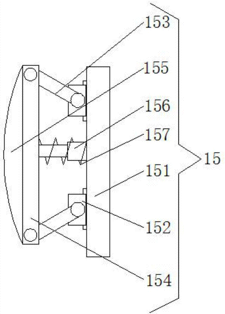 Storage device for household appliance