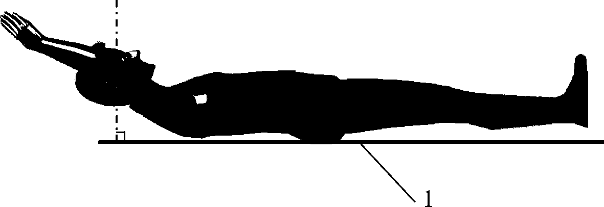 A headrest for pet/ct scanning table