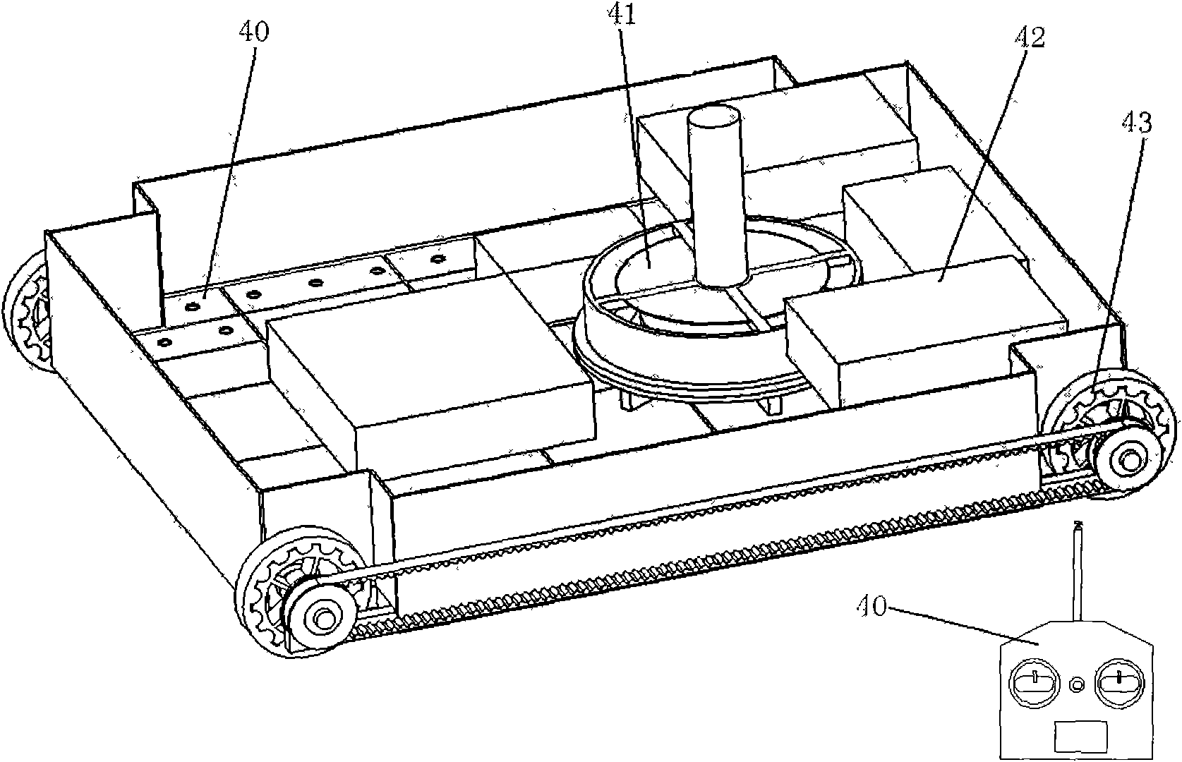 Negative pressure adsorption wall-climbing robot