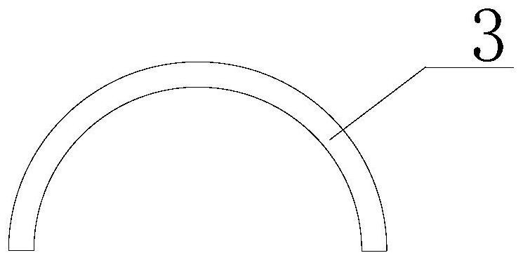 Bearing body structure of ocean electromagnetic node acquisition station