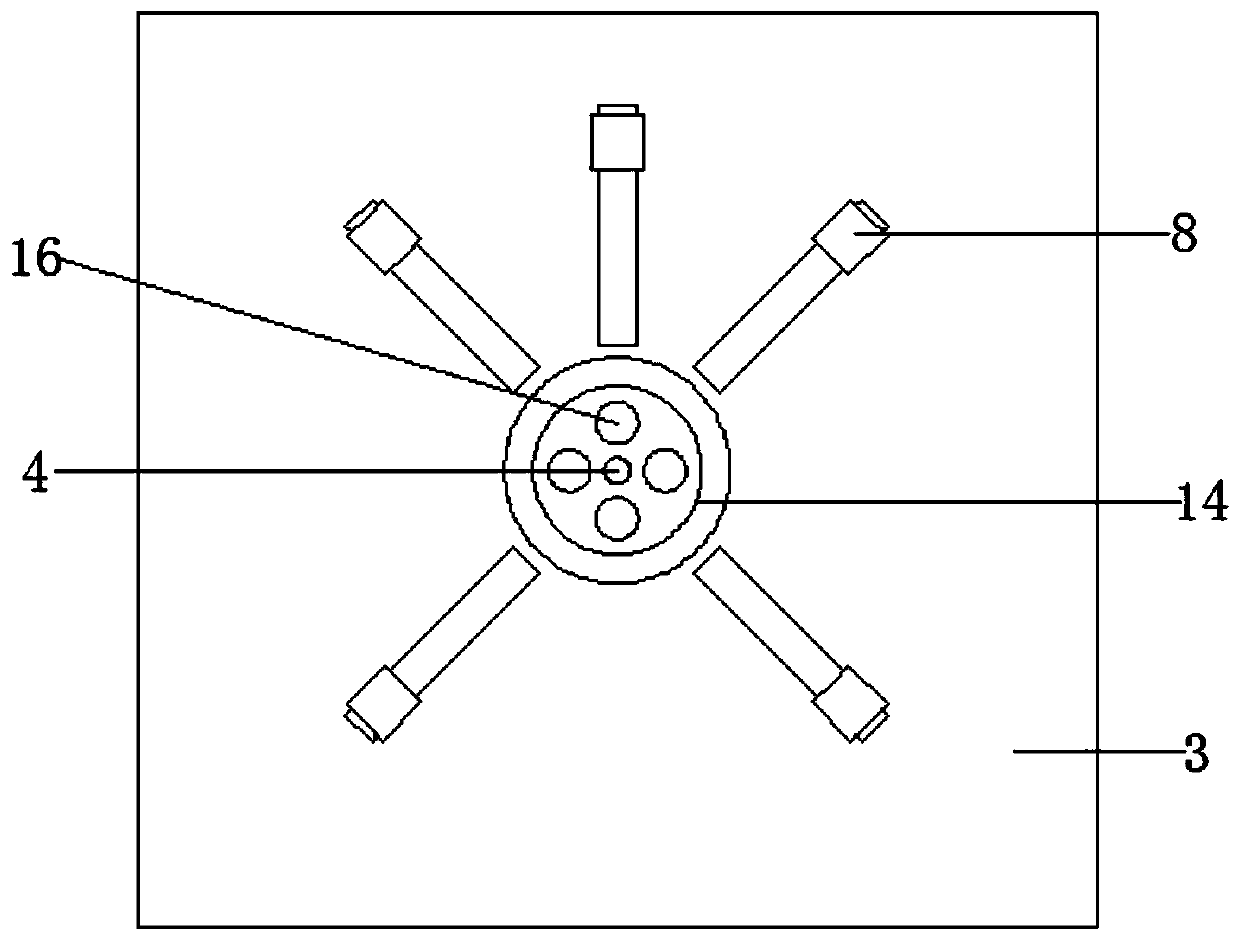 Quality inspection device for diaphragm structure installation