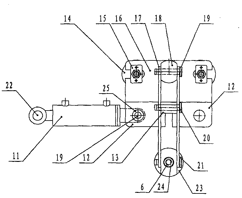 On-off synchronous control rail-hanging type brake