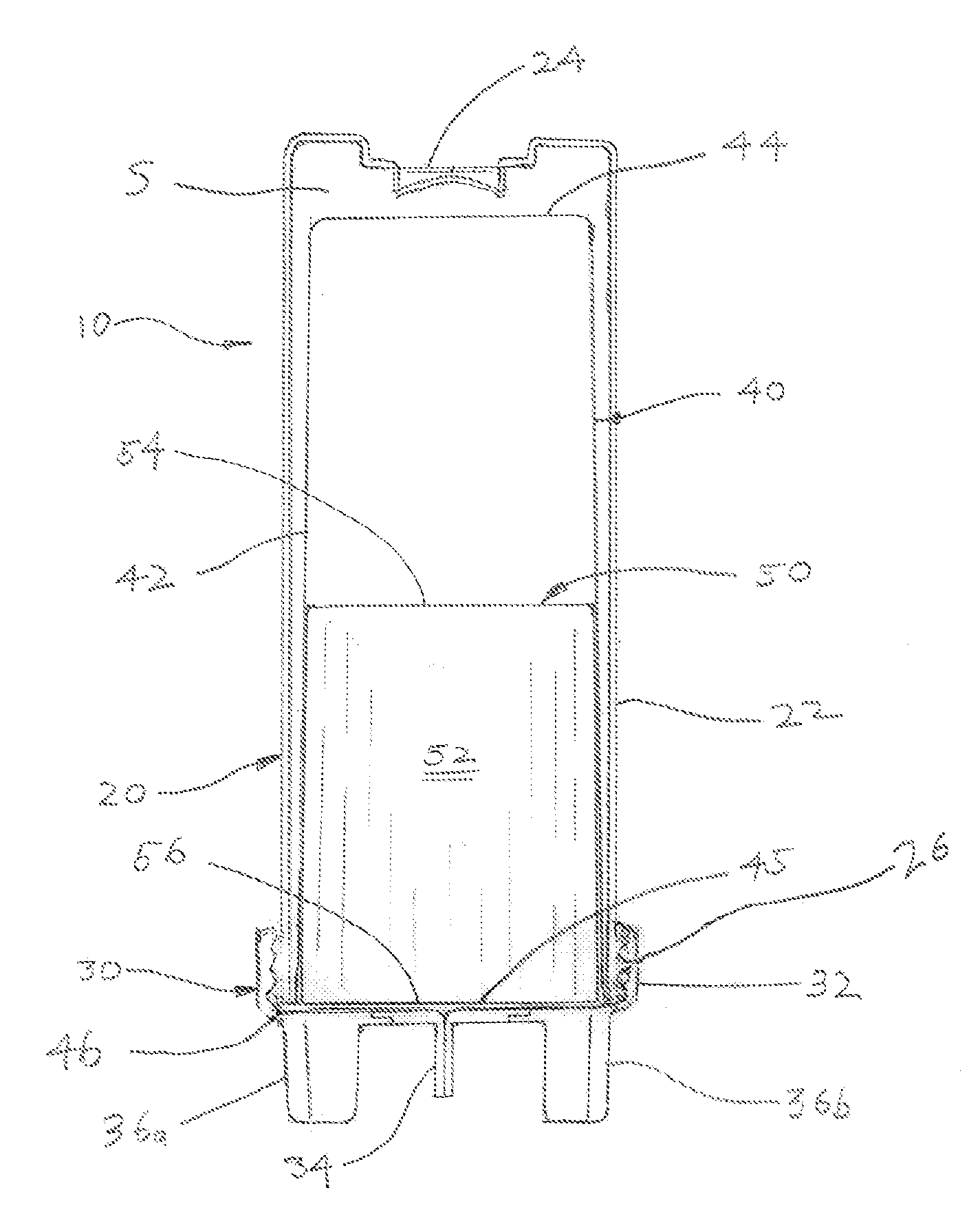 Fluid dispenser, system and filling process