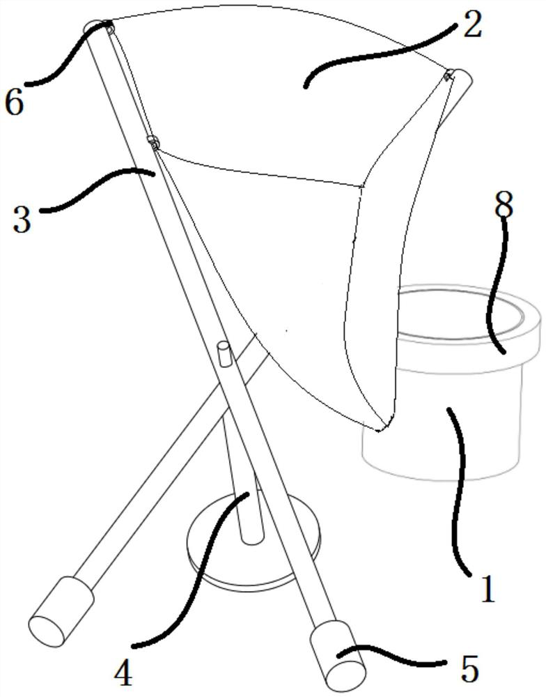 A kind of hairy shrimp sampling net