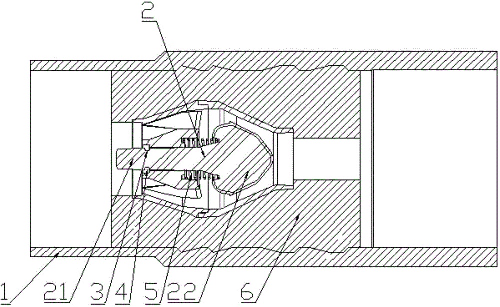 Automatic grouting type float collar