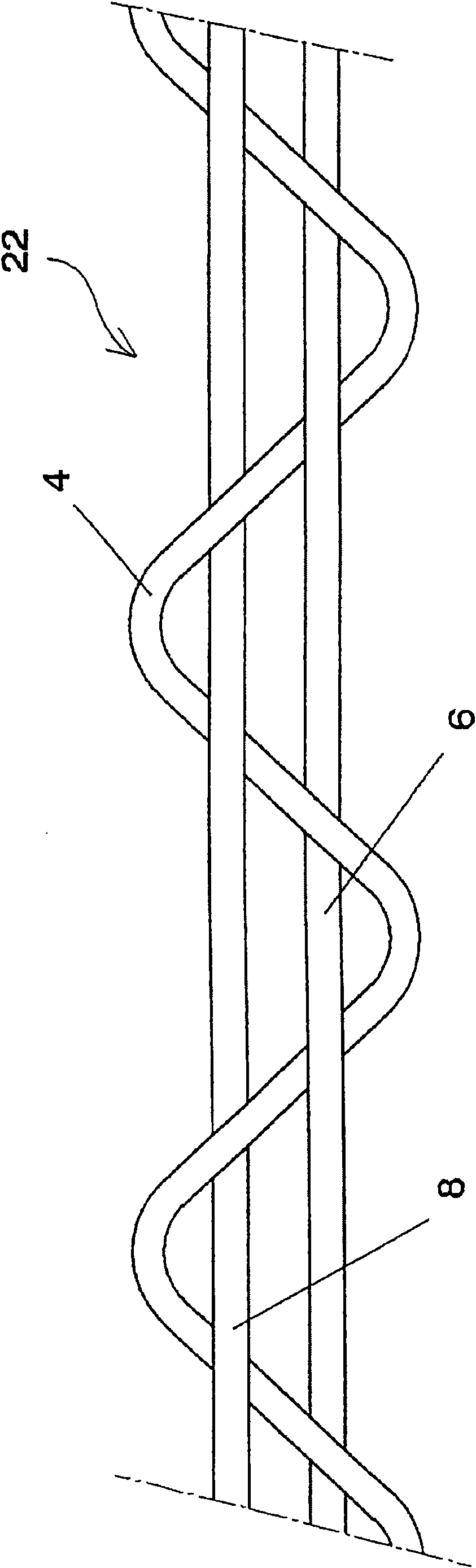 Electrically conductive, elastic compound thread, particularly for rfid textile labels, the use thereof, and the production of a woven fabric, knitted fabric, or meshwork therewith