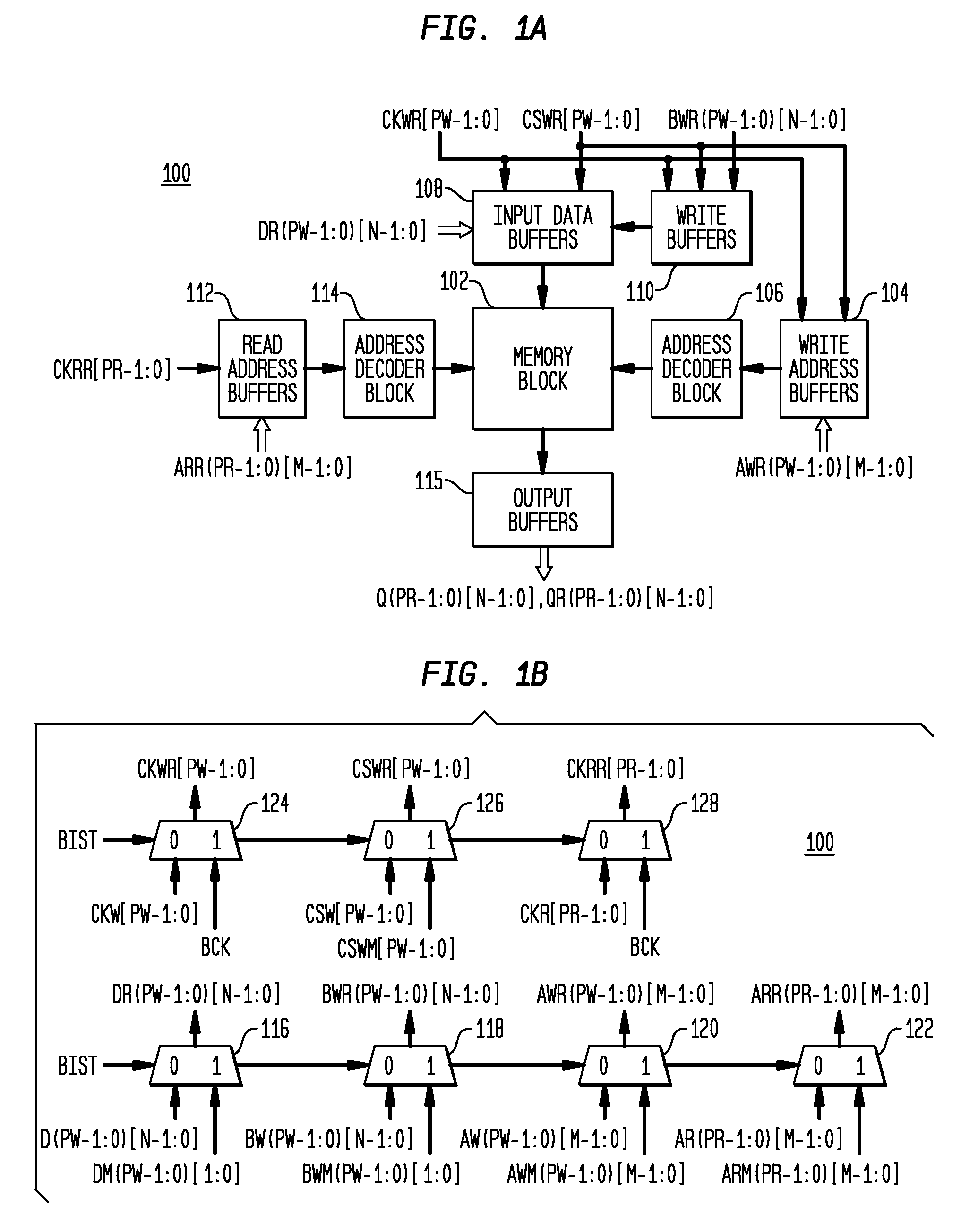 Generalized bist for multiport memories