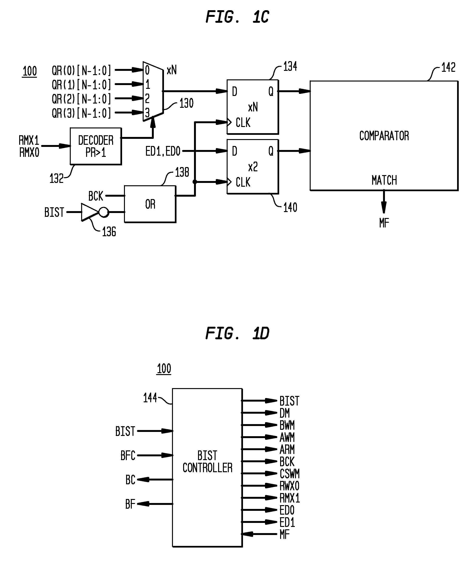 Generalized bist for multiport memories