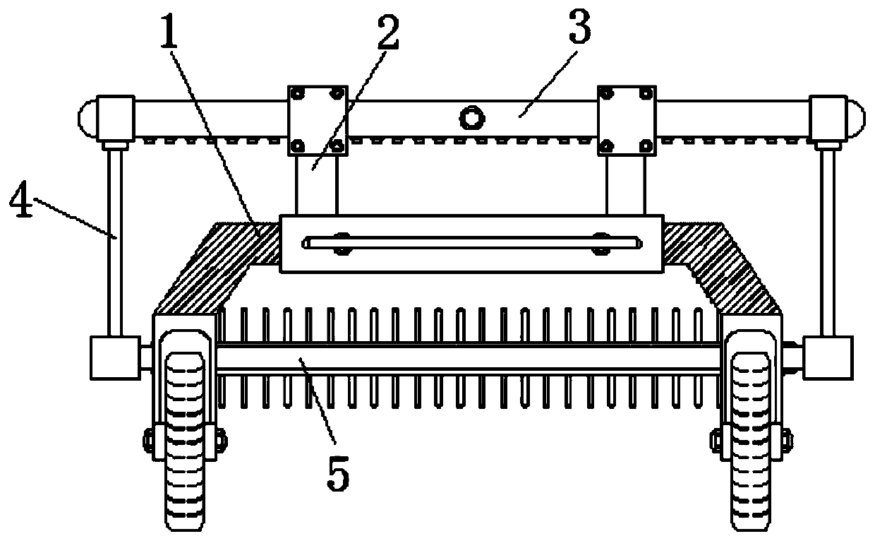 Water-saving irrigation device for agricultural greenhouse planting